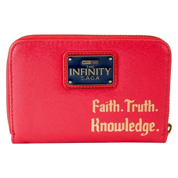 LOUNGEFLY Marvel Metallic Doctor Strange Zip Around Wallet - Picture 5 of 14